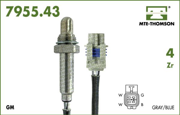 MTE-Thomson 7955.43.035 - Oxygen, Lambda Sensor car-mod.net