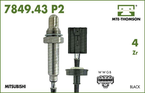 MTE-Thomson 7849.43.063P2 - Oxygen, Lambda Sensor car-mod.net