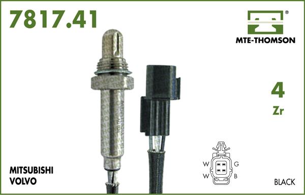 MTE-Thomson 7817.41.050 - Oxygen, Lambda Sensor car-mod.net