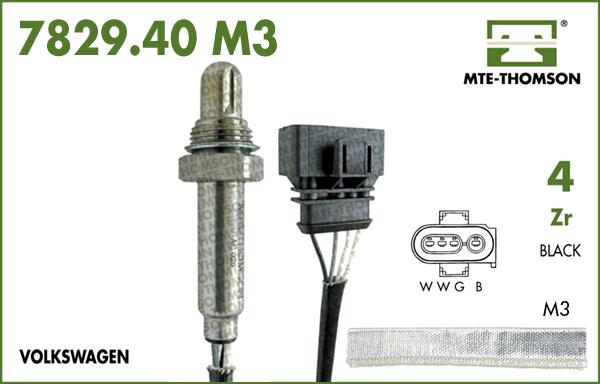 MTE-Thomson 7829.40.140M3 - Oxygen, Lambda Sensor car-mod.net