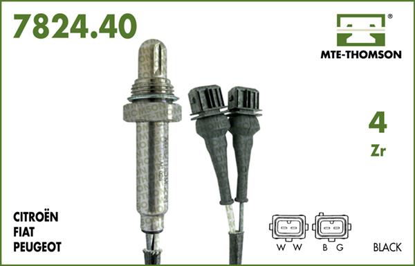 MTE-Thomson 7824.40.120 - Oxygen, Lambda Sensor car-mod.net