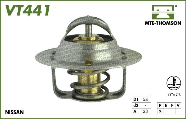 MTE-Thomson VT441.82 - Coolant thermostat / housing car-mod.net