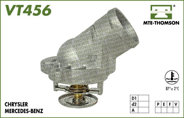 MTE-Thomson VT456.87 - Coolant thermostat / housing car-mod.net