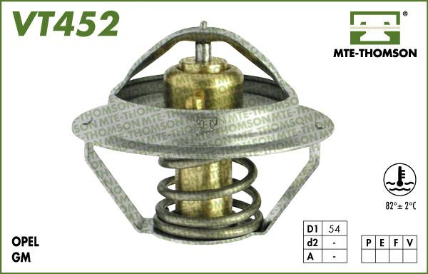 MTE-Thomson VT452.82 - Coolant thermostat / housing car-mod.net