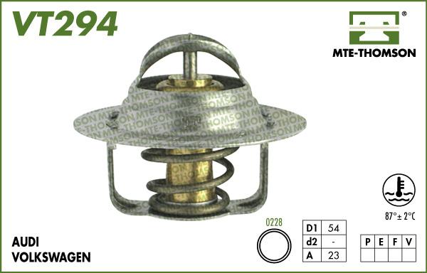 MTE-Thomson VT294.87 - Coolant thermostat / housing car-mod.net