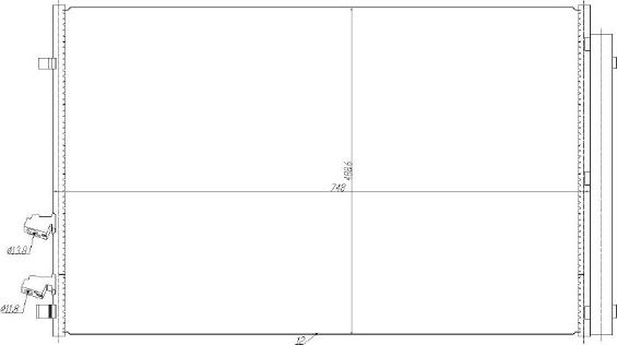 MTR 13054413 - Condenser, air conditioning car-mod.net