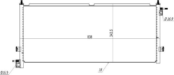MTR 13054551 - Condenser, air conditioning car-mod.net