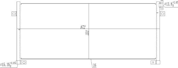 MTR 13054651 - Condenser, air conditioning car-mod.net