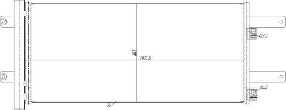 MTR 13054674 - Condenser, air conditioning car-mod.net