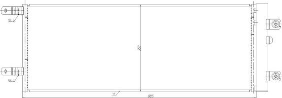 MTR 13054858 - Condenser, air conditioning car-mod.net