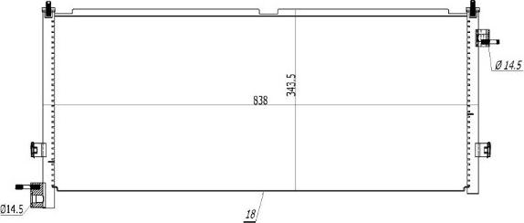 MTR 13054376 - Condenser, air conditioning car-mod.net