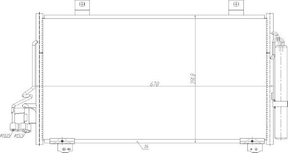 MTR 13054745 - Condenser, air conditioning car-mod.net