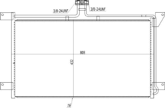 MTR 13054779 - Condenser, air conditioning car-mod.net