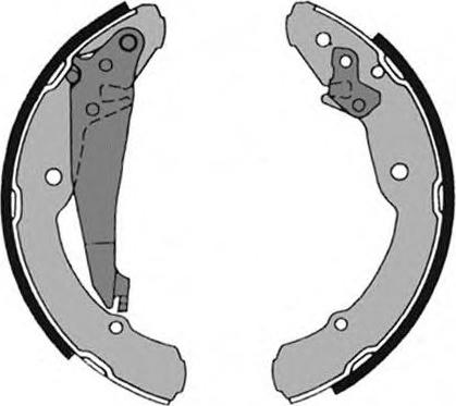 MTR 12135652 - Drum Brake Shoe Set car-mod.net