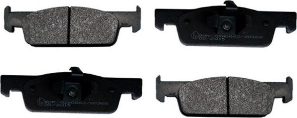 MTR MT1386 - Brake Pad Set, disc brake car-mod.net