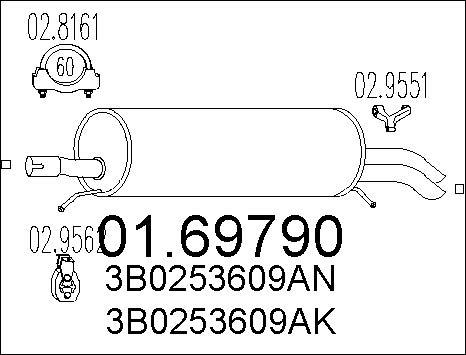 MTS 01.69790 - End Silencer car-mod.net