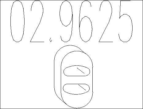 MTS 02.9625 - Holding Bracket, silencer car-mod.net