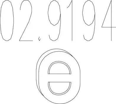 MTS 02.9194 - Holding Bracket, silencer car-mod.net