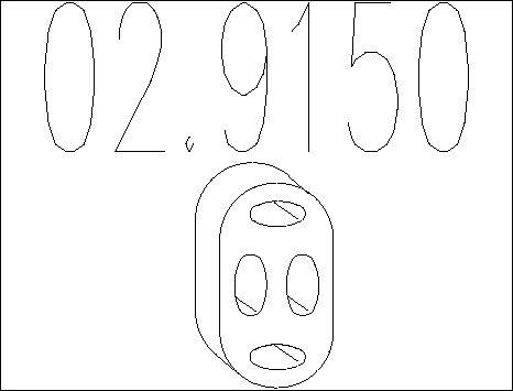 MTS 02.9150 - Holding Bracket, silencer car-mod.net