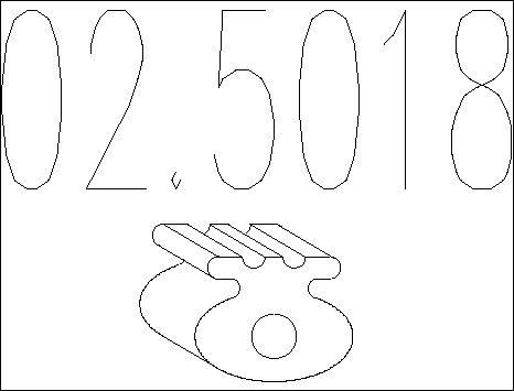 MTS 02.5018 - Holding Bracket, silencer car-mod.net