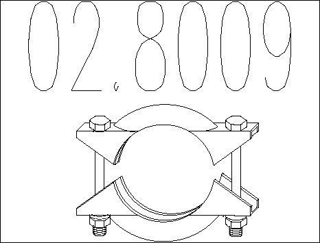 MTS 02.8009 - Pipe Connector, exhaust system car-mod.net
