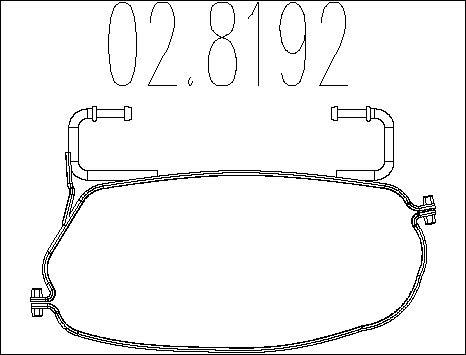 MTS 02.8192 - Pipe Connector, exhaust system car-mod.net