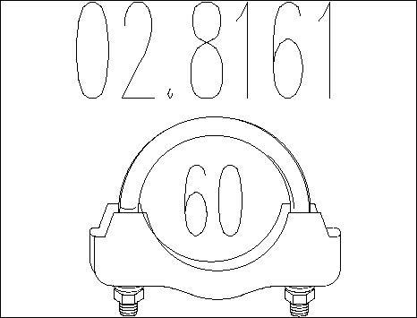 MTS 02.8161 - Pipe Connector, exhaust system car-mod.net