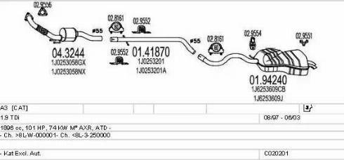 MTS C020201000567 - Exhaust System car-mod.net