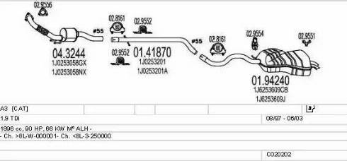 MTS C020202000568 - Exhaust System car-mod.net
