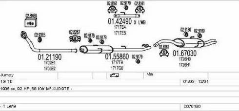 MTS C070196001127 - Exhaust System car-mod.net