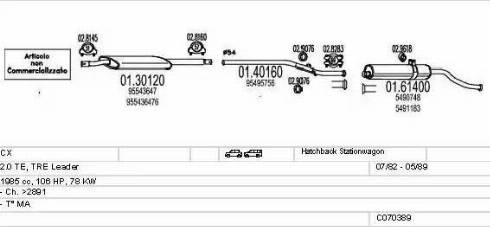 MTS C070389008533 - Exhaust System car-mod.net