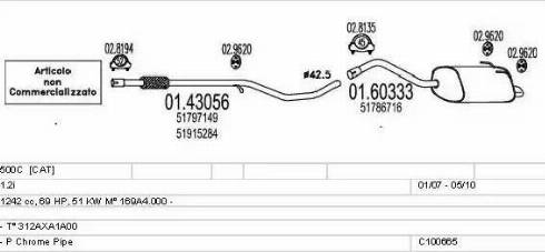 MTS C100665021585 - Exhaust System car-mod.net