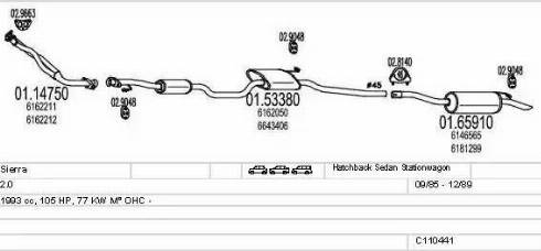 MTS C110441009536 - Exhaust System car-mod.net