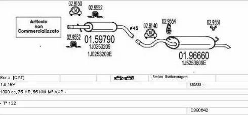 MTS C380642007190 - Exhaust System car-mod.net