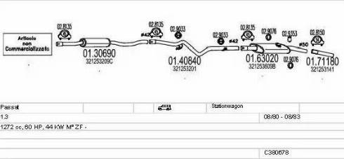 MTS C380678007389 - Exhaust System car-mod.net