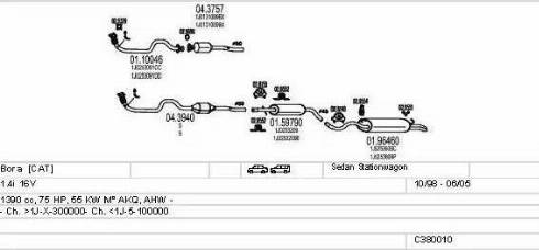 MTS C380010002801 - Exhaust System car-mod.net