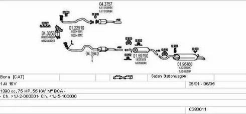 MTS C380011002802 - Exhaust System car-mod.net