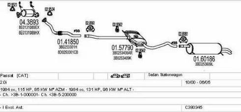 MTS C380345003204 - Exhaust System car-mod.net