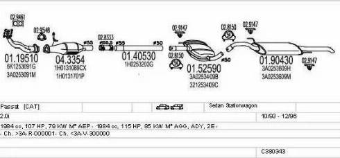 MTS C380343003201 - Exhaust System car-mod.net
