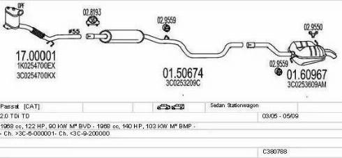MTS C380788010832 - Exhaust System car-mod.net