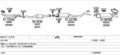 MTS C250050005051 - Exhaust System car-mod.net
