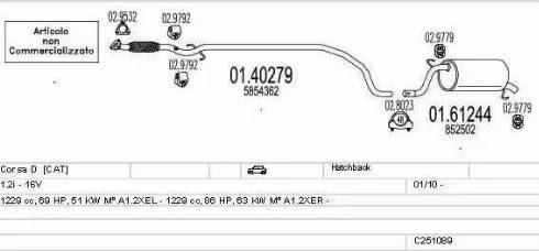MTS C251089024105 - Exhaust System car-mod.net