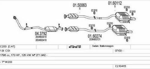 MTS C210415007802 - Exhaust System car-mod.net
