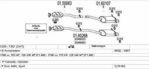 MTS C210182004280 - Exhaust System car-mod.net