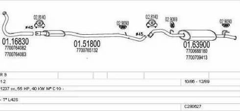 MTS C280627007679 - Exhaust System car-mod.net