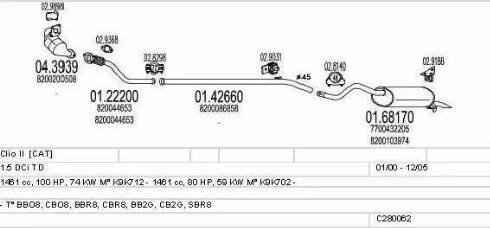 MTS C280062006600 - Exhaust System car-mod.net