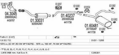 MTS C280291006850 - Exhaust System car-mod.net