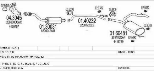 MTS C280734007599 - Exhaust System car-mod.net