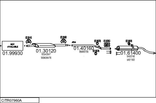 MTS CITR07960A004968 - Exhaust System car-mod.net