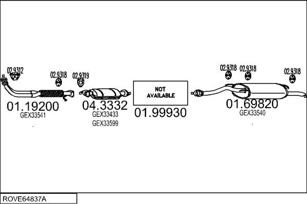 MTS ROVE64837A008617 - Exhaust System car-mod.net
